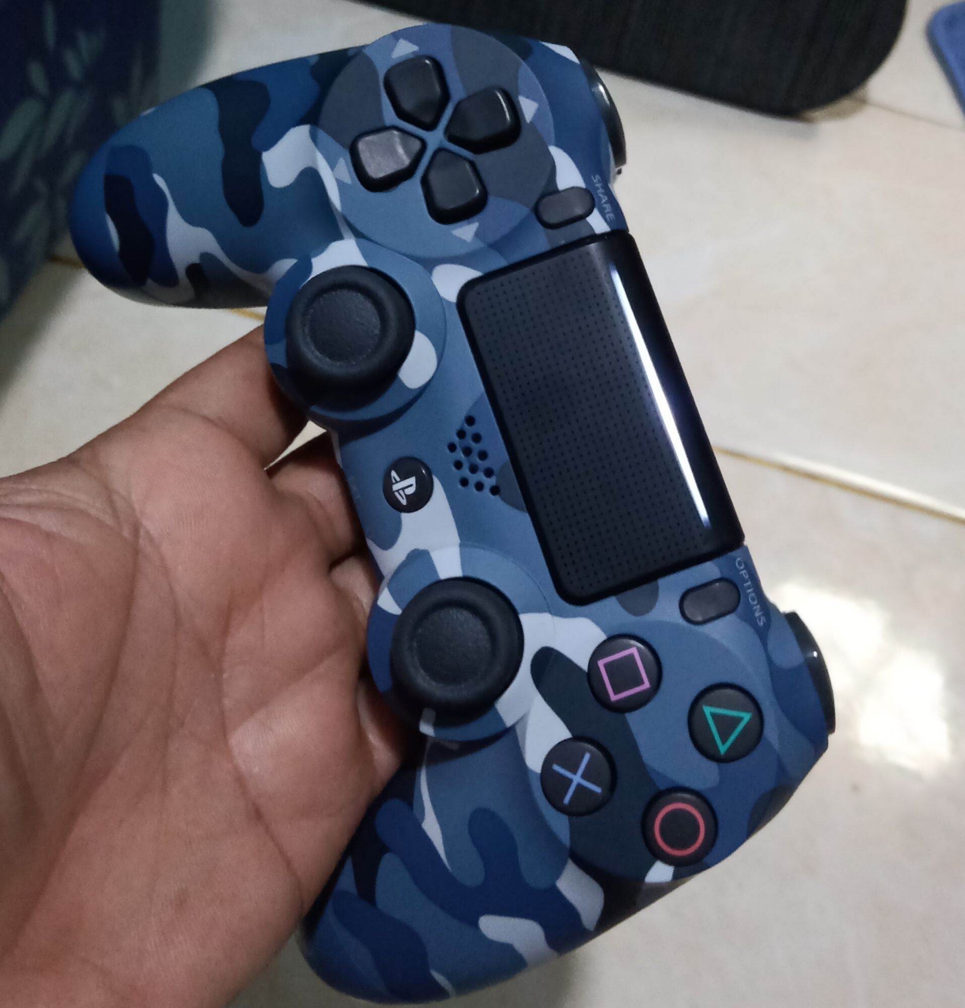 Stik PS 4 PS4 ORI mesin mesin camo blue dan drak Blue Harga  299,000 rupiah*Gratis Ongkir