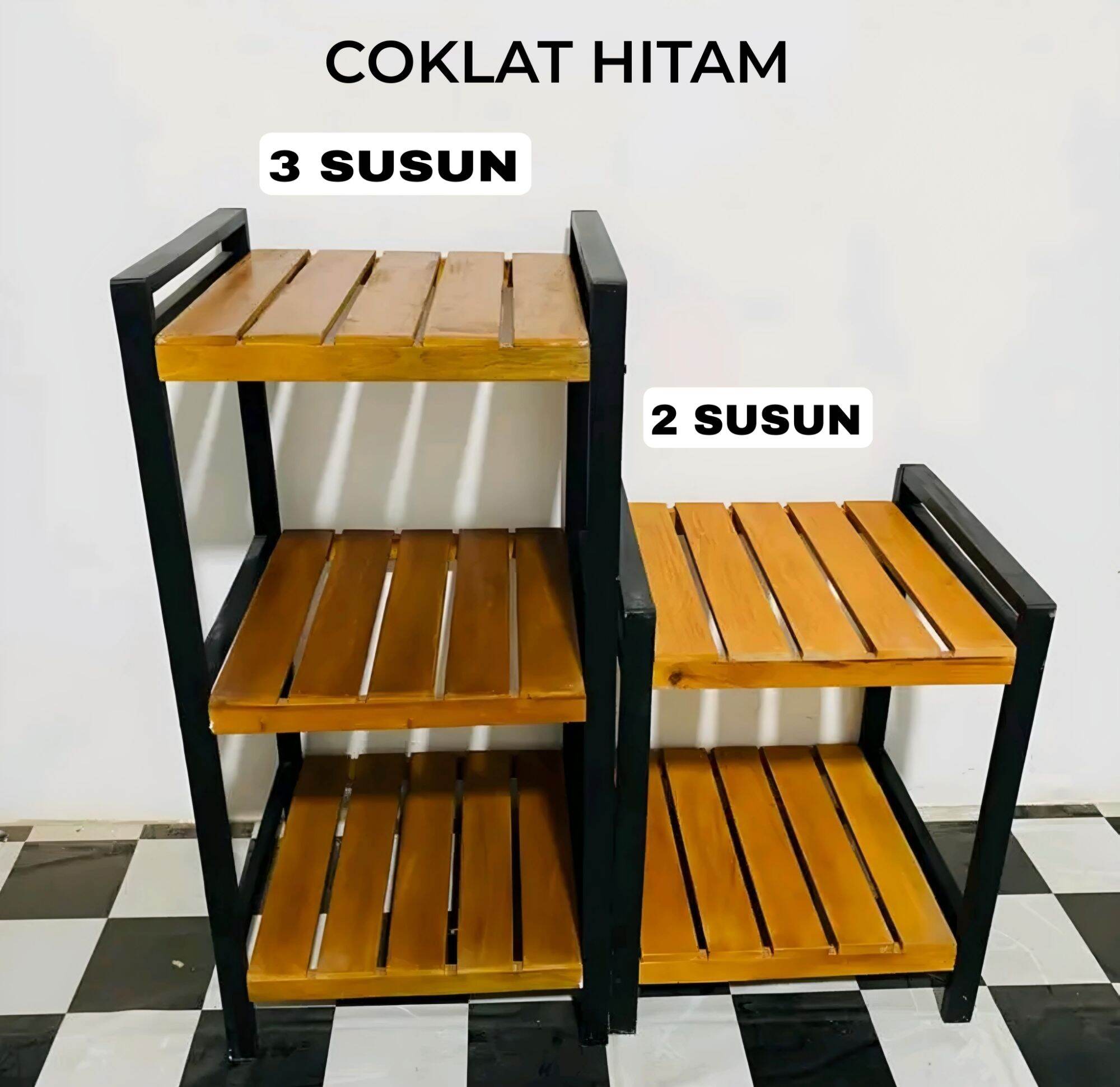 Rak Rice cooker Dan Dispenser | Mejikom | Kompor | Galon | Rak Susun ...
