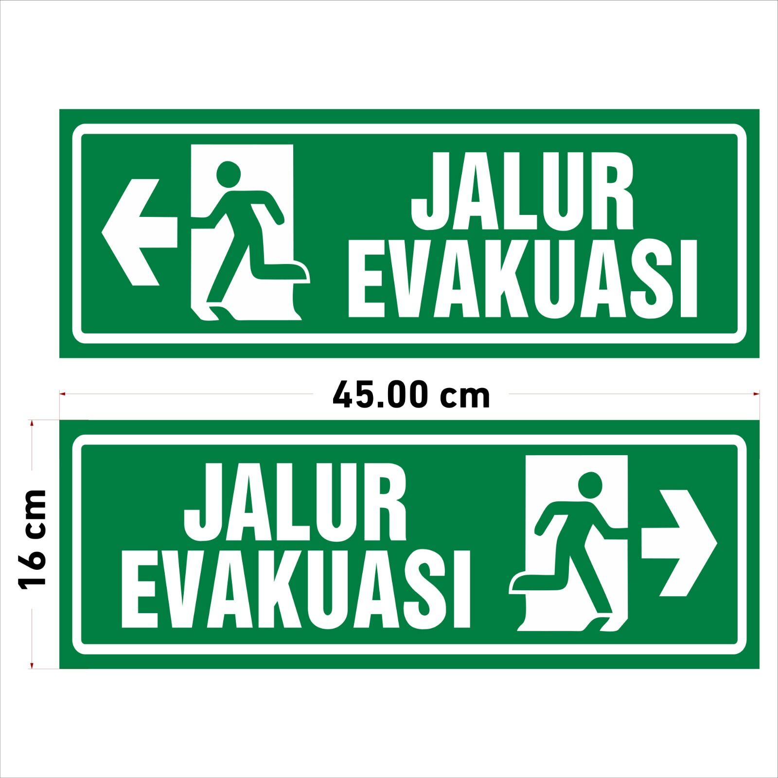 Stiker Jalur EVakuasi. | Lazada Indonesia