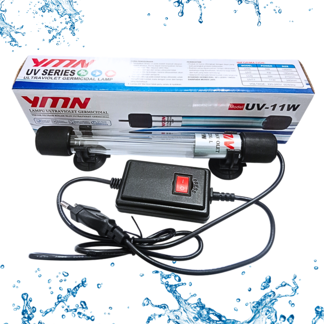 Lampu anti bakteri lumut YMN UV 11watt