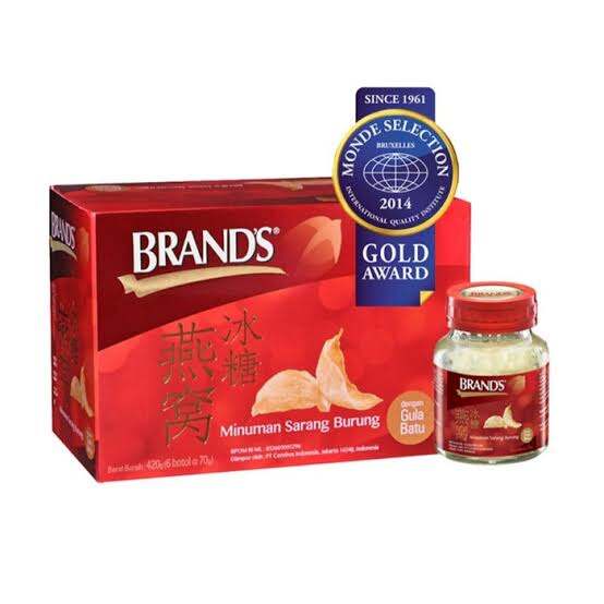 BRAND'S BIRD NEST KEMASAN BOTOL 42GR brands minuman sarang burung