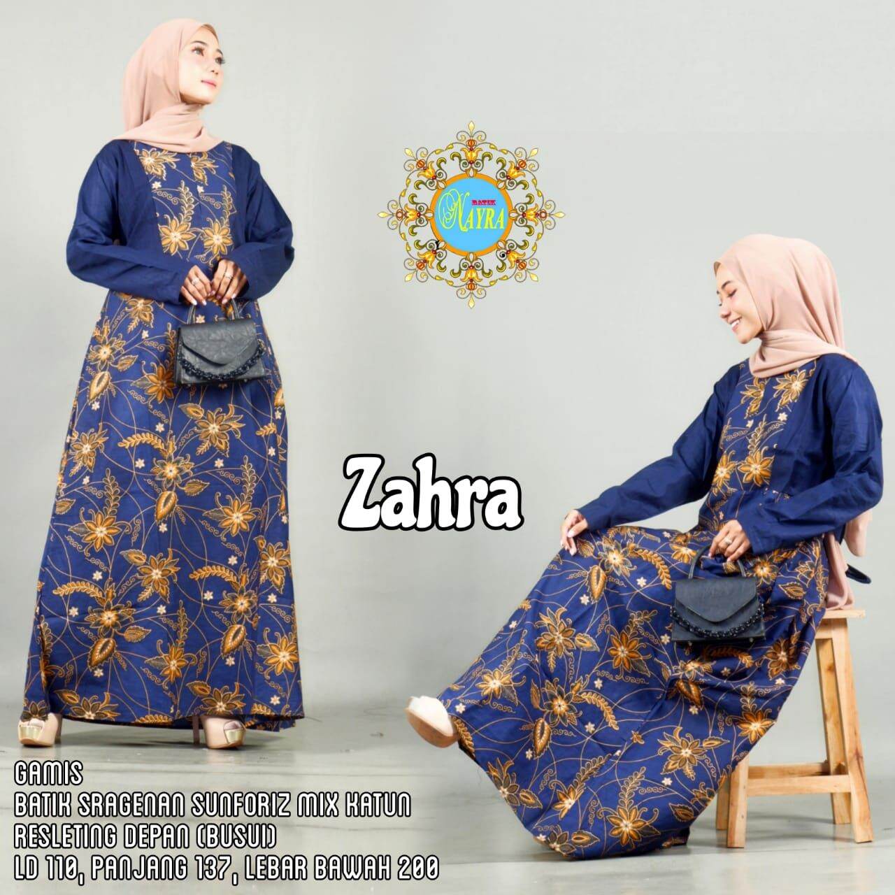 GAMIS BATIK ASLI SOLO WANITA TERBARU KEKINIAN ORIGINAL MODERN KOMBINASI