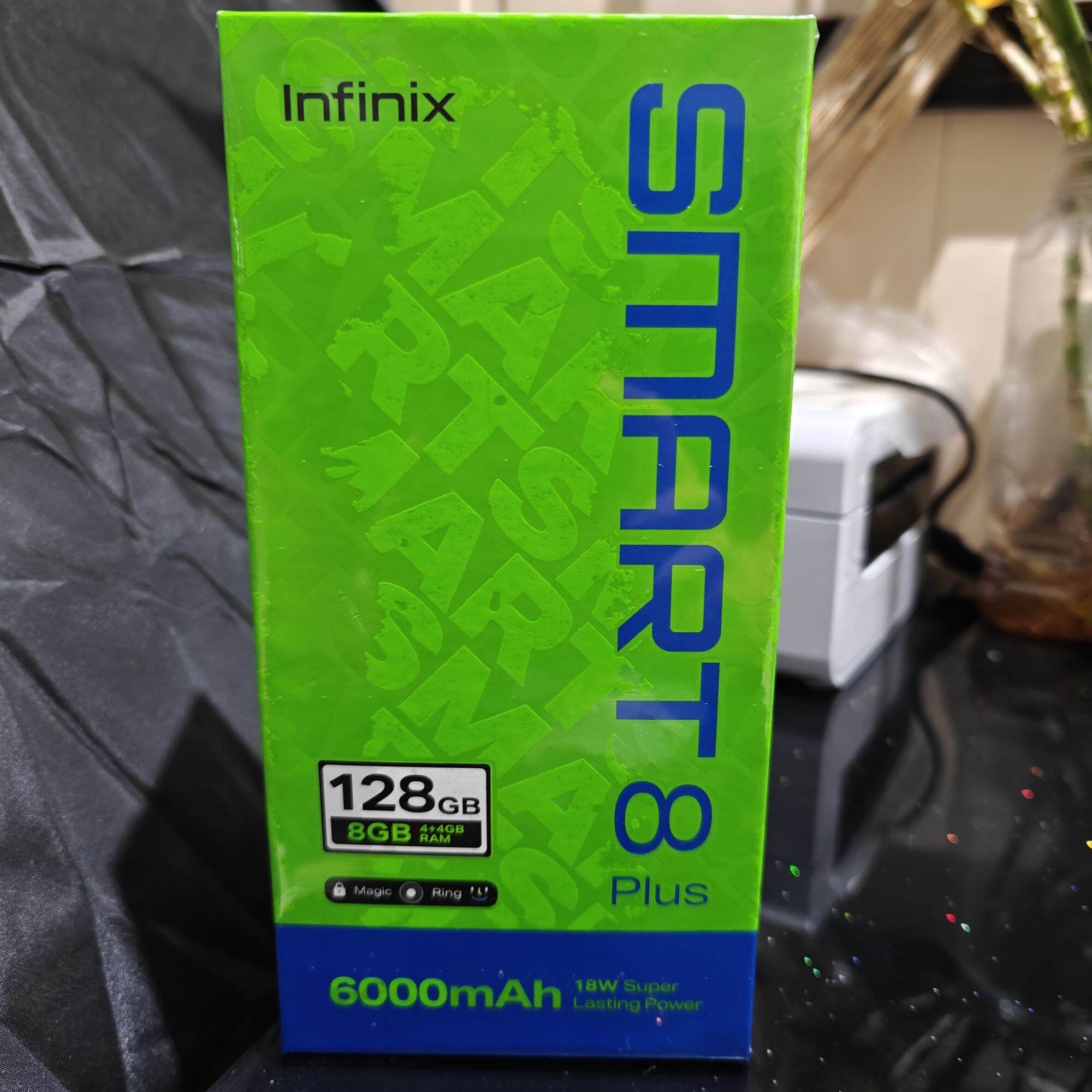 INFINIX SMART 8 PLUS RAM 4+4/128GB GARANSI RESMI Harga  1,220,000 Ringgit*Penghantaran Percuma
