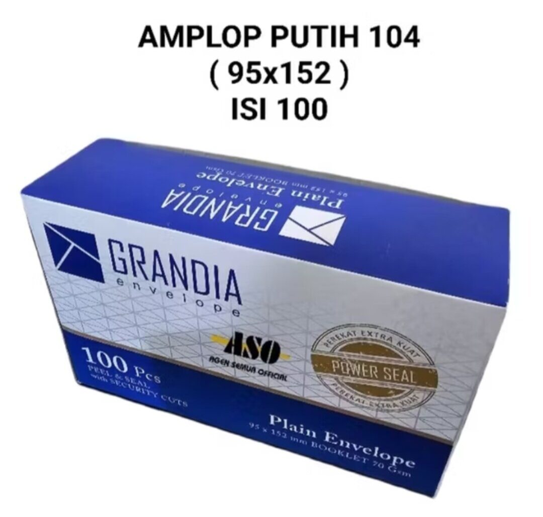 Amplop Putih Polos Isi 100 Lembar