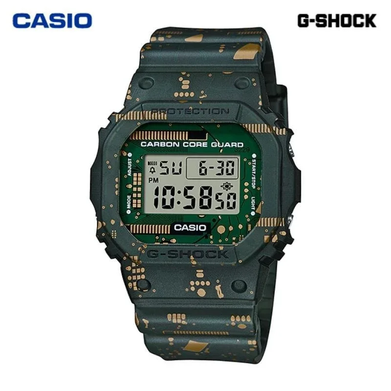 JAM TANGAN CASIO G-SHOCK DWE-5600CC-3 ORIGINAL GSHOCK PRIA HIJAU