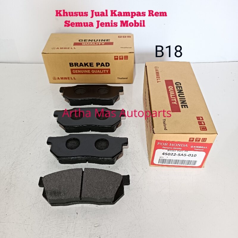 KAMPAS REM DEPAN GRAND CIVIC CIVIC WONDER HONDA CITY. Brake pad Grand