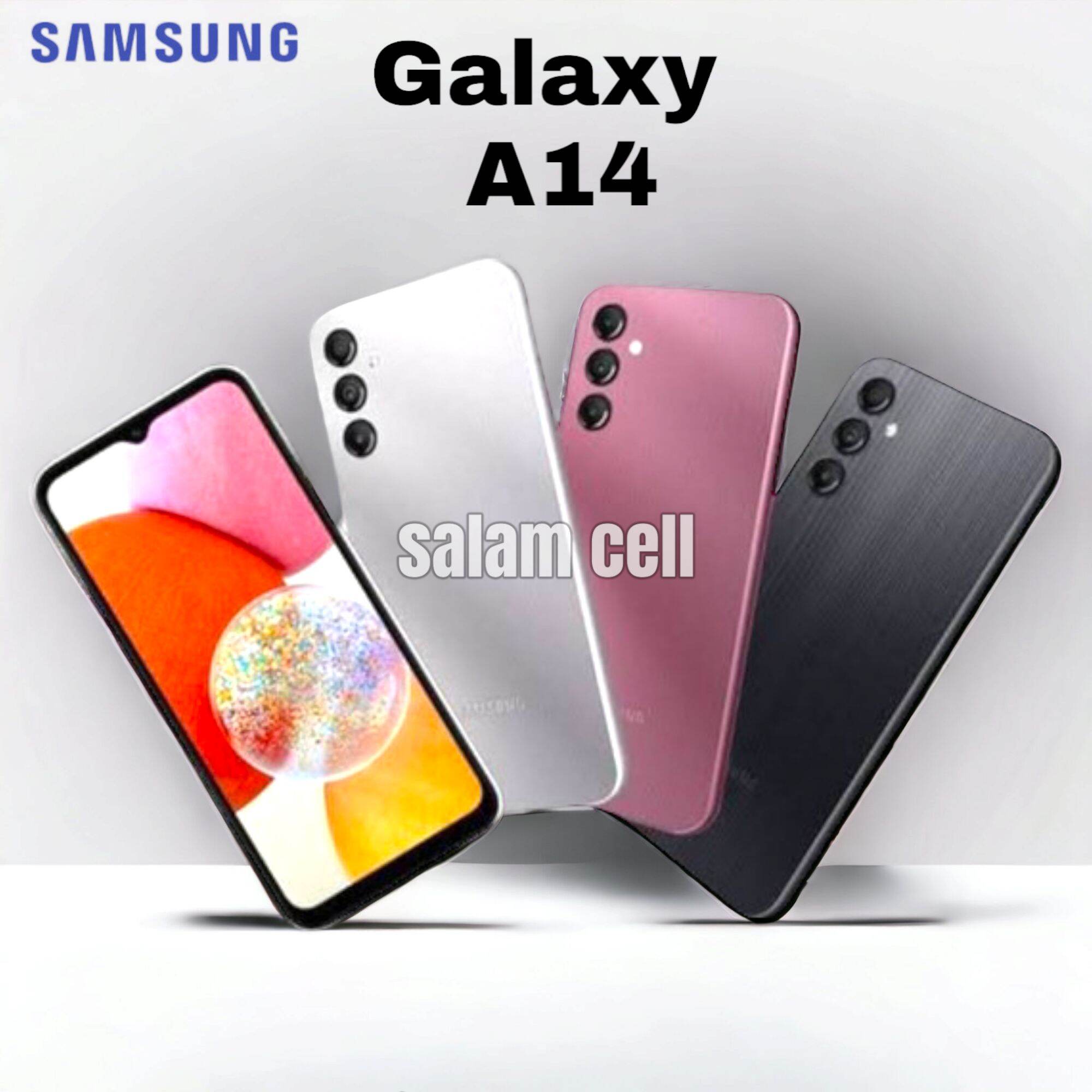 Samsung Galaxy A14 NFC Ram 6+6/128GB Original Garansi Resmi Harga 2,199,000 rupiah*Gratis Ongkir