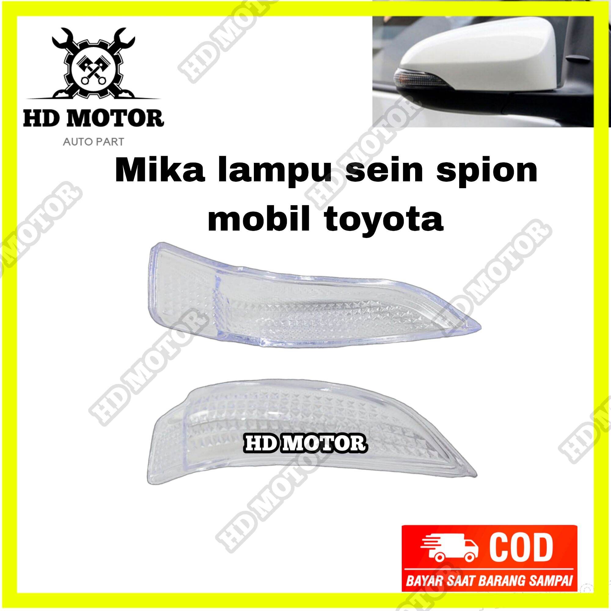 mika lampu sen sein sigra calya Yaris vios gen 3 camry altis kanan atau kiri mika kaca lampu sein spion lampu sein spion mobil toyota Harga 35,000 rupiah*Gratis Ongkir
