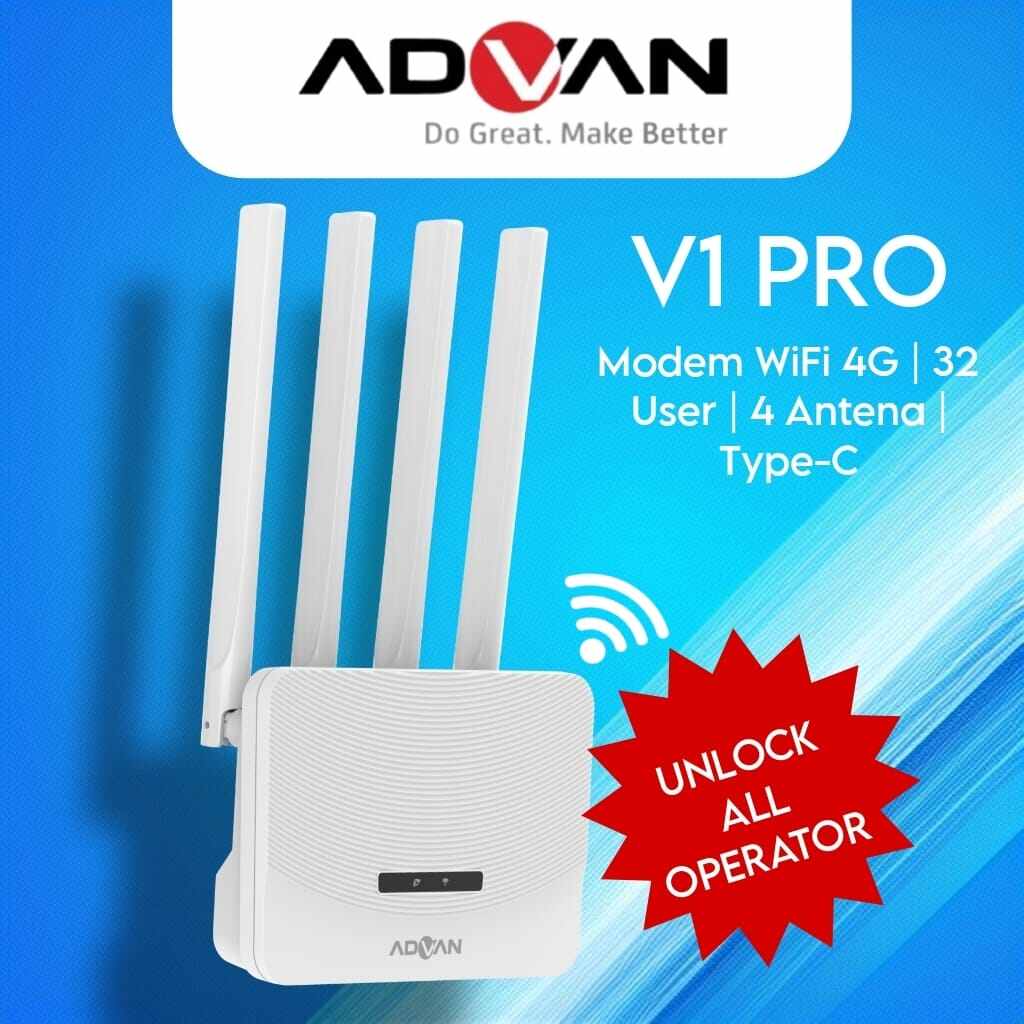 Advan CPE V1 Pro Upgrade Advan Router Modem Wifi 4G Unlock