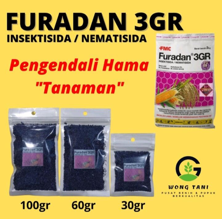 FURADAN 3GR Insektisida Obat Pengendali Hama Tanaman dalam Tanah