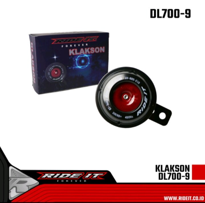 klakson single disk Ride it 12V Lazada Indonesia