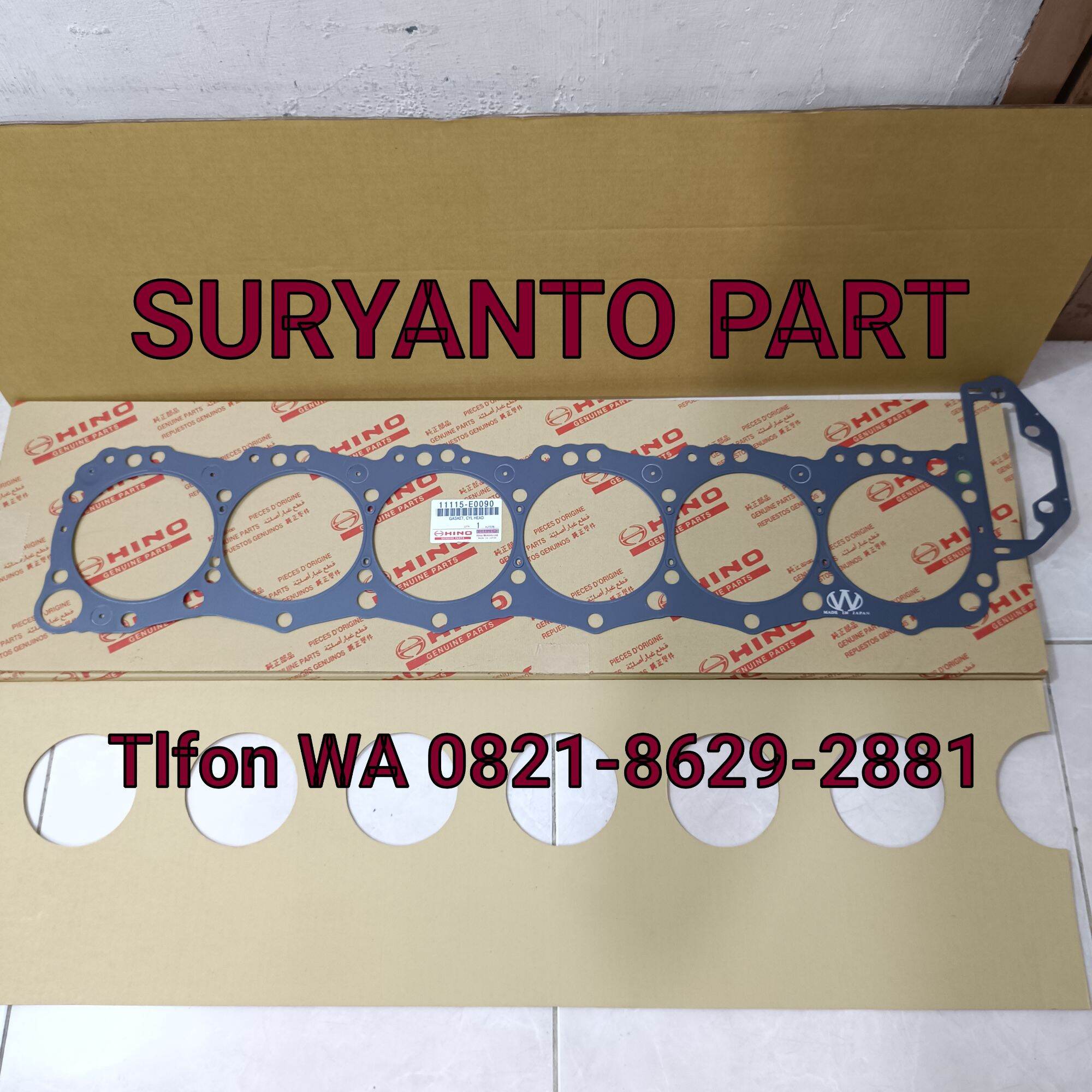 Packing Head Gasket Cylinder Head Hino Lohan 500 FM260 TI J0E8 J08C