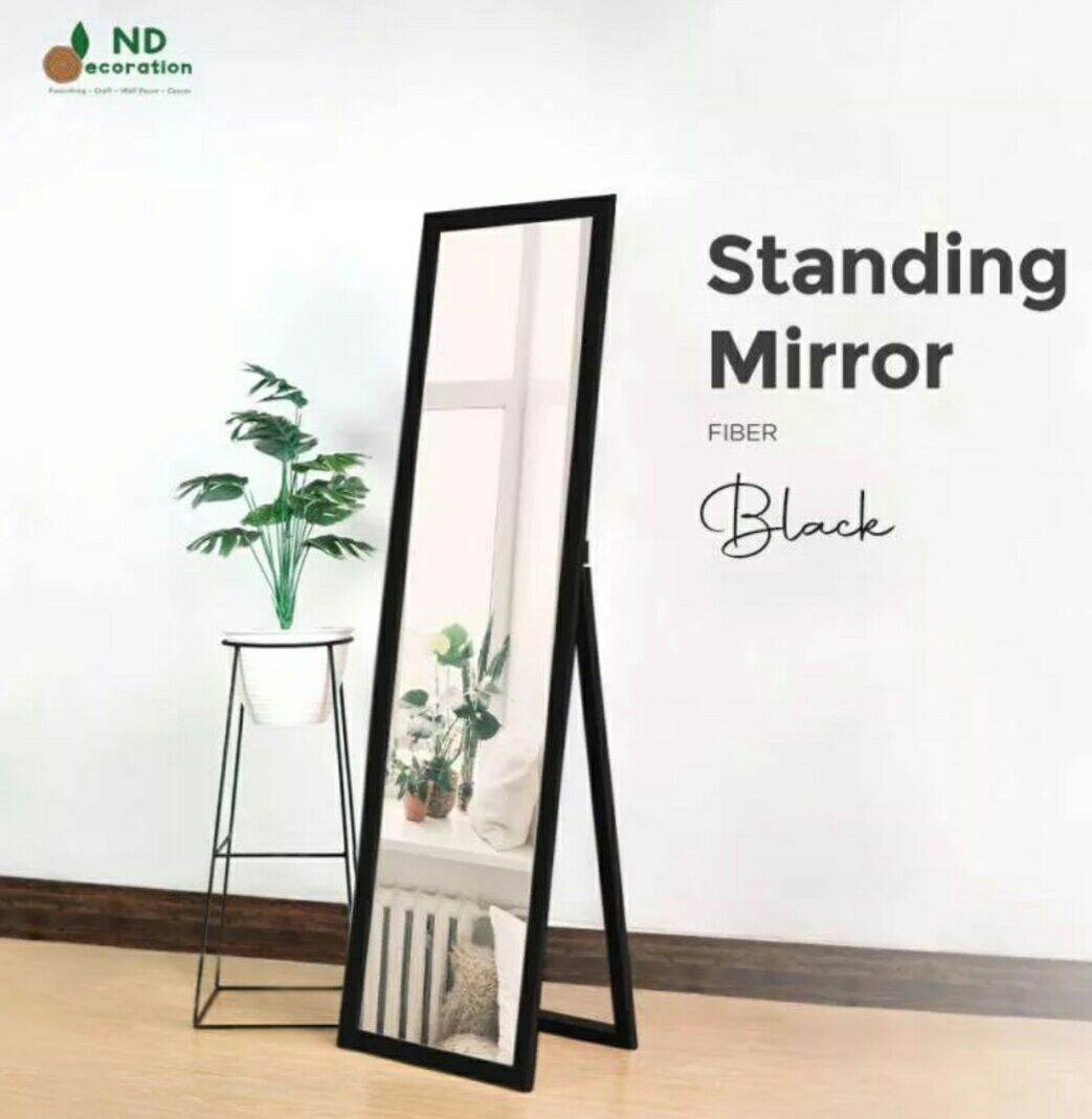(SLIM) 90X28CM STANDING MIRROR/CERMIN BERDIRI/RIAS/MAKE UP