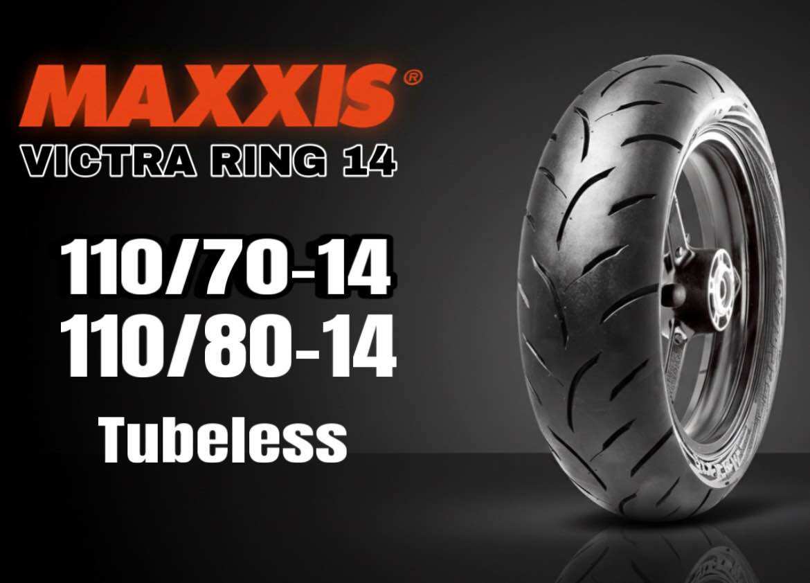 Maxxis victra 110/70-14 110/80-14 Matic tubeless outer tire Giá 448,608 Đồng*Miễn phí vận chuyển