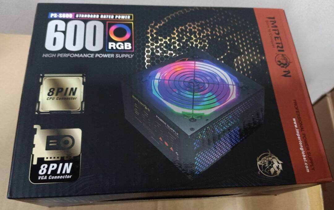 Psu Imperion W Led Rgb Power Supply Pin Vga Lazada Indonesia