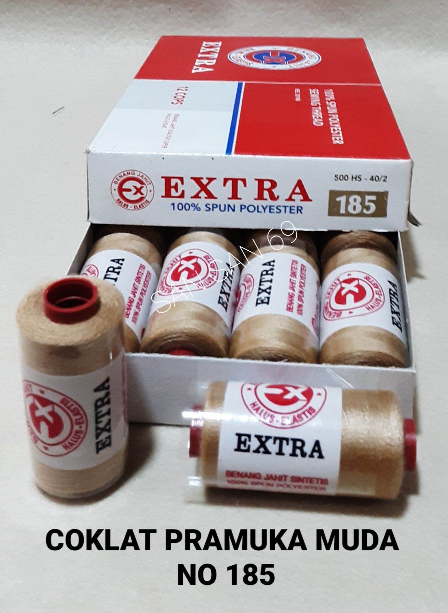 Benang Jahit EXTRA 40/2 500 Yard Per 1 Lusin / 12 Pcs