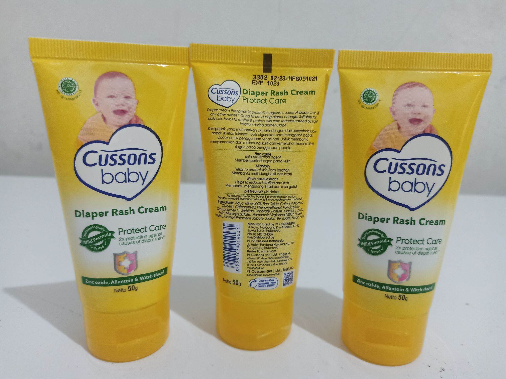 CUSSONS BABY Diaper Rash Cream Protect Care 50 gr Lazada Indonesia