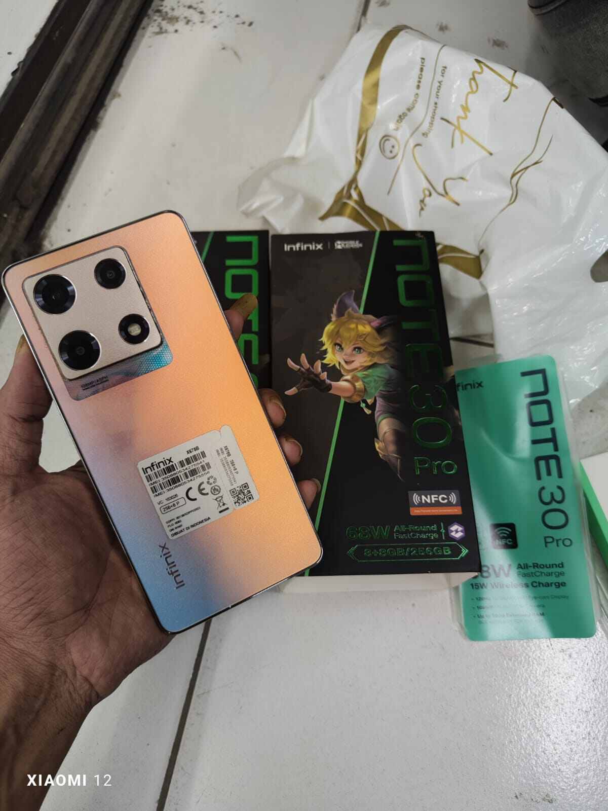infinik note 30pro Ram 8/256 Harga 2,100,000 rupiah*Gratis Ongkir