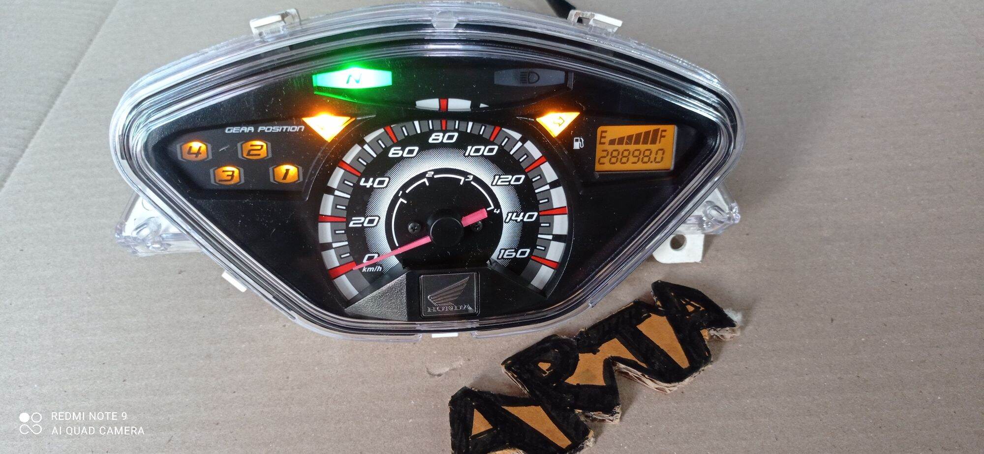 speedometer Honda Supra x125 Batman original second fungsi normal semua