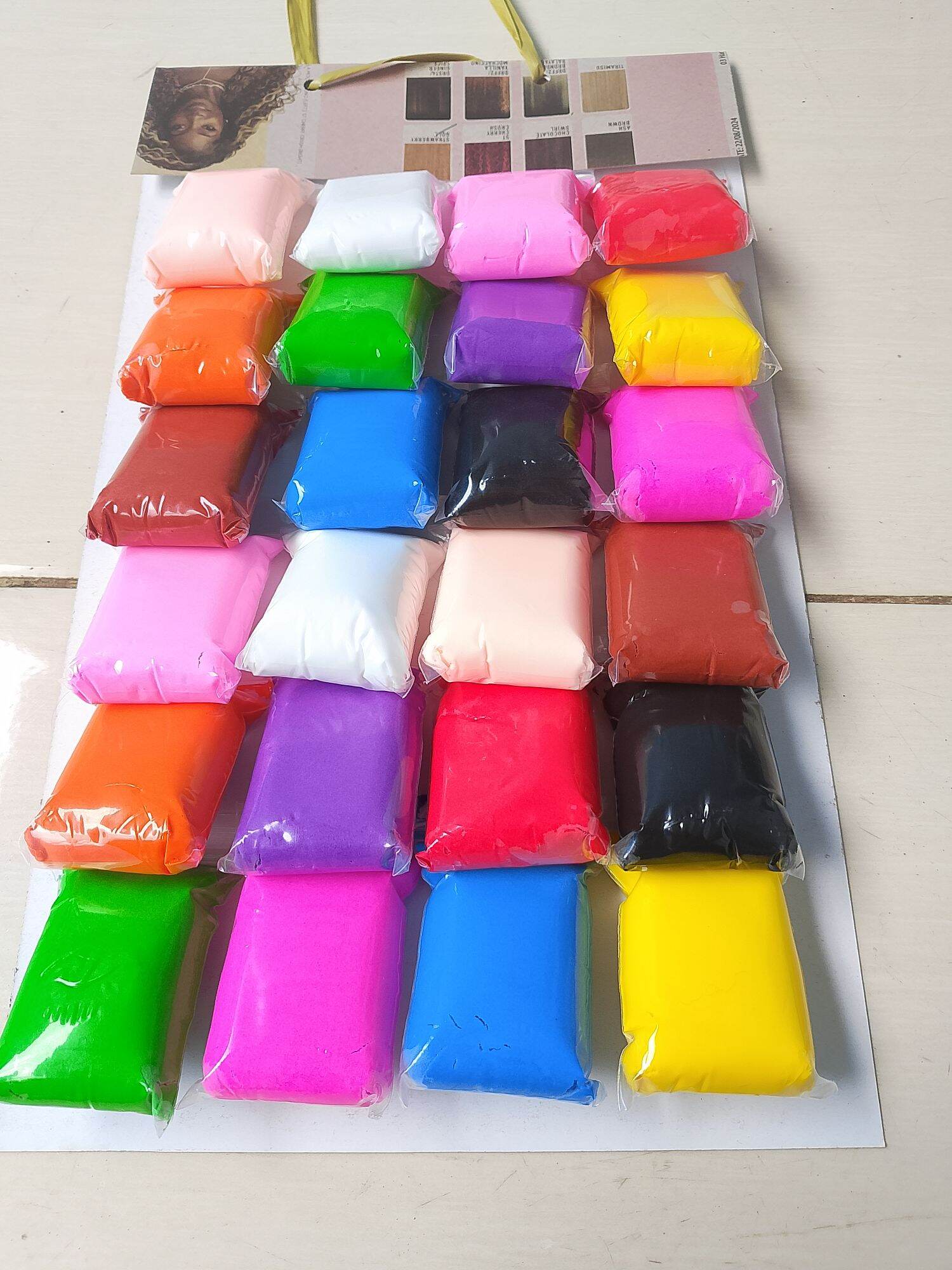 Mainan Clay Polymer / Slem Bantal Siap Jual isi 24 pcs