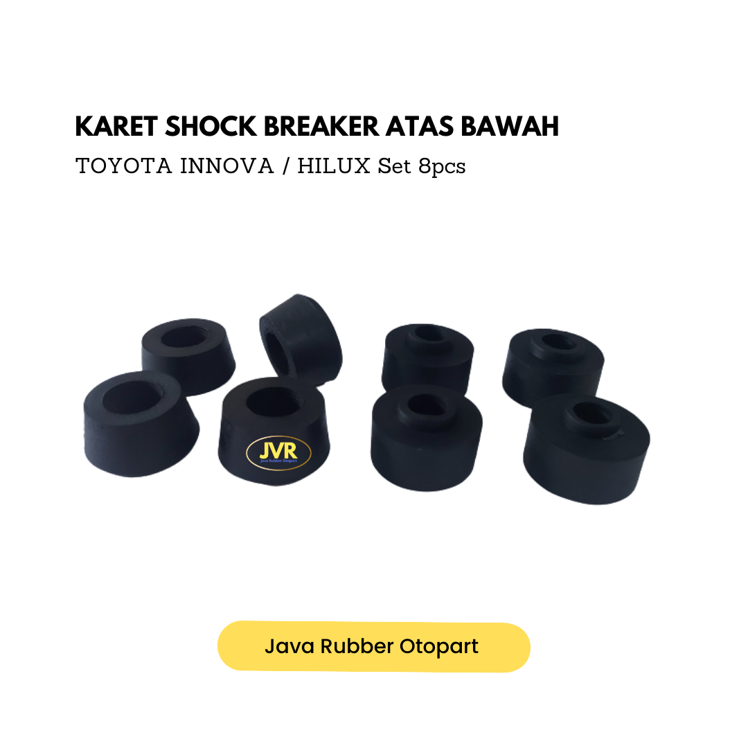 Karet Shock Breakers Depan Belakang Toyota Innova set(8pcs) Harga 40,000 rupiah*Gratis Ongkir
