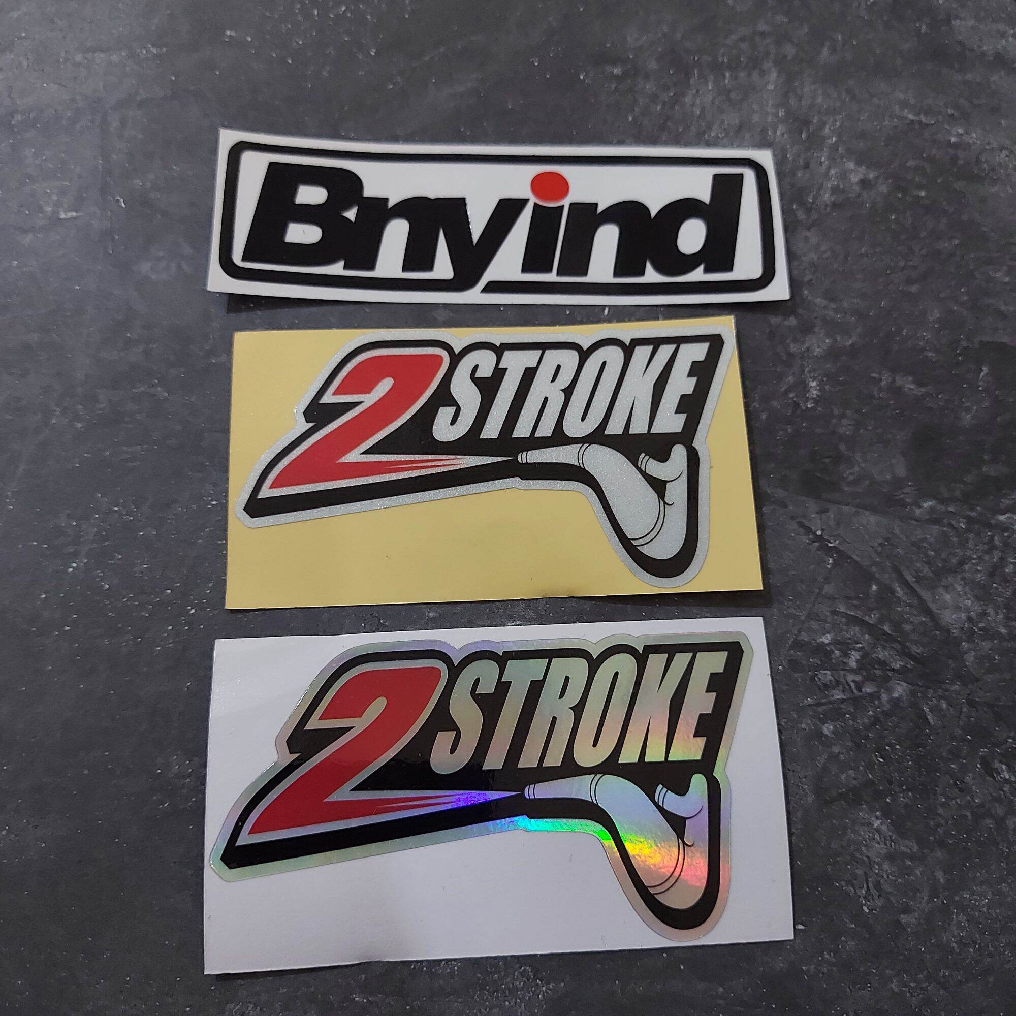 STICKER 2STROKE PRINCUT | Lazada Indonesia