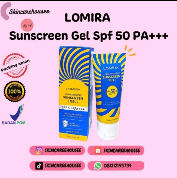 LOMIRA SUNSCREEN GEL SPF 50 PA +++ 50ML Lazada Indonesia