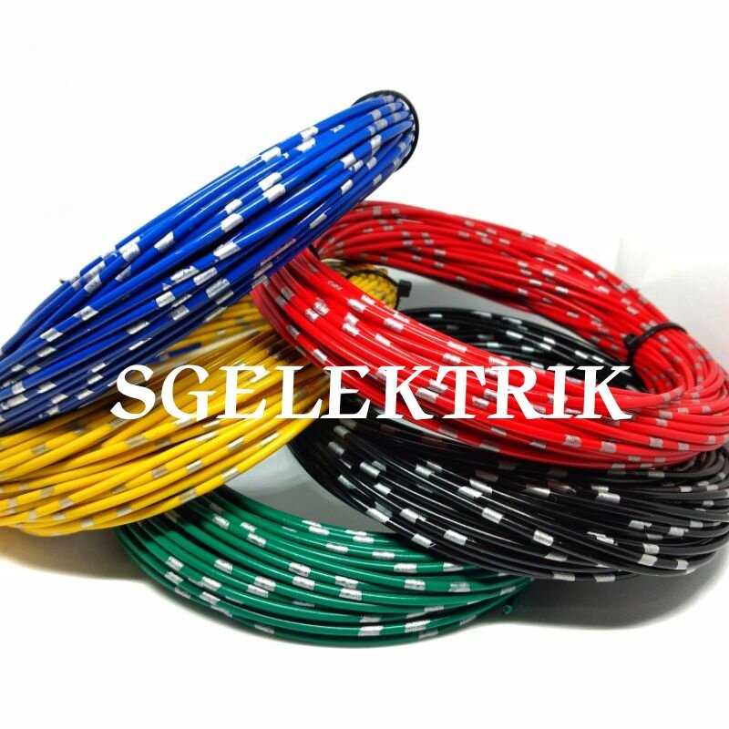 kabel bodi motor/mobil/kabel bintik 0.85 harga per meter Harga 2,500 rupiah*Gratis Ongkir