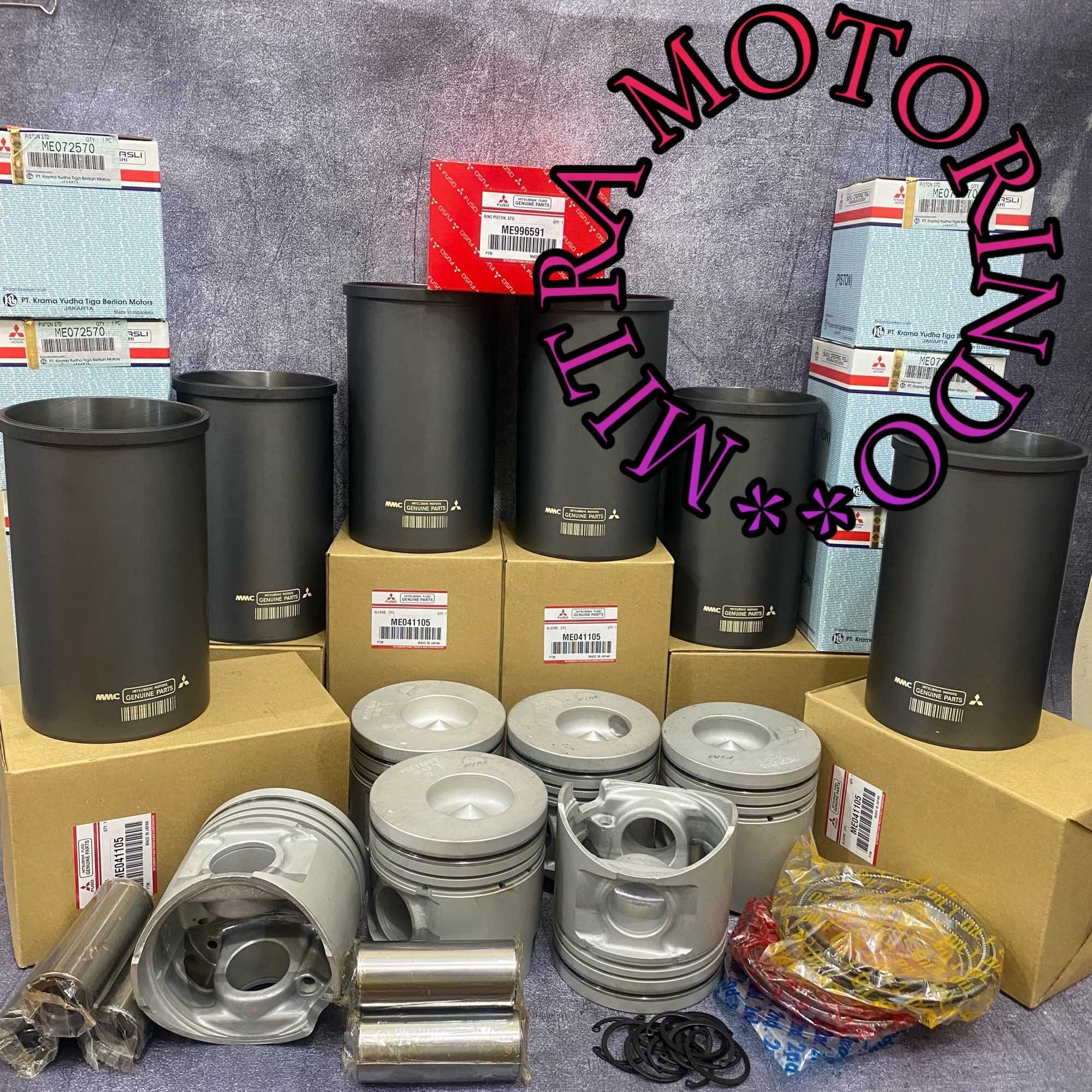 Liner Kit /Liner Set + Piston + Ring + Liner Set Mitsubishi Fuso 6D16T M3/6D16T 3AT STD Harga 9,056,000 rupiah*Gratis Ongkir