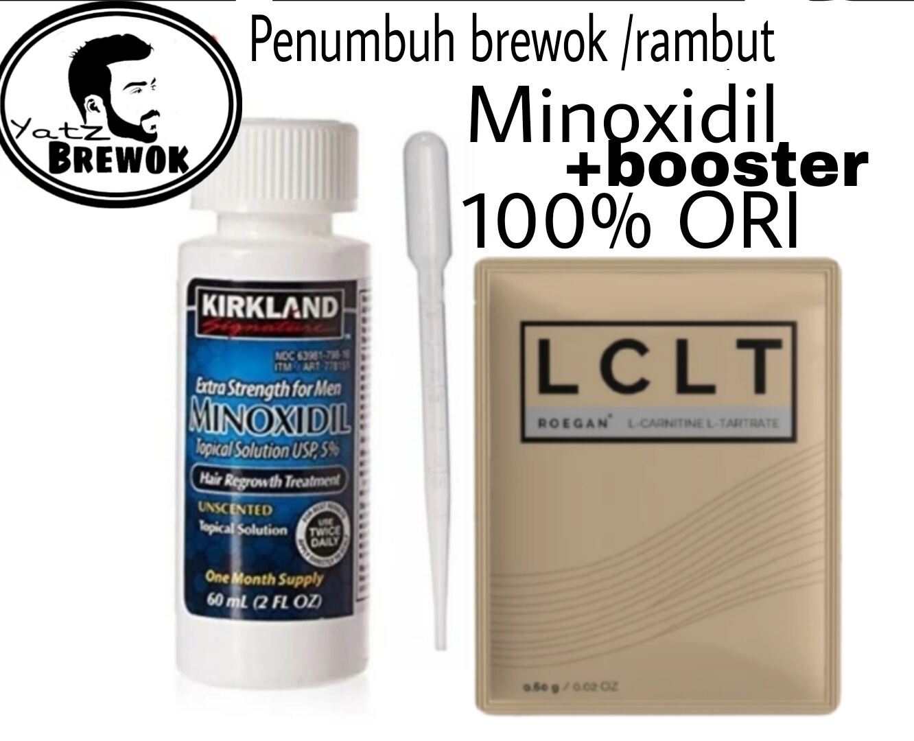 Minoxidil Mix LCLT Penumbuh Rambut Dan Brewok | Lazada Indonesia