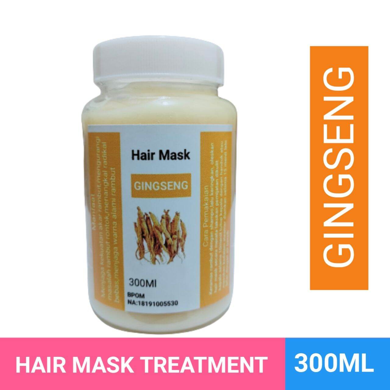 HAIR MASK SALON TREATMENT BPOM 300ML [GINGSENG] Lazada Indonesia