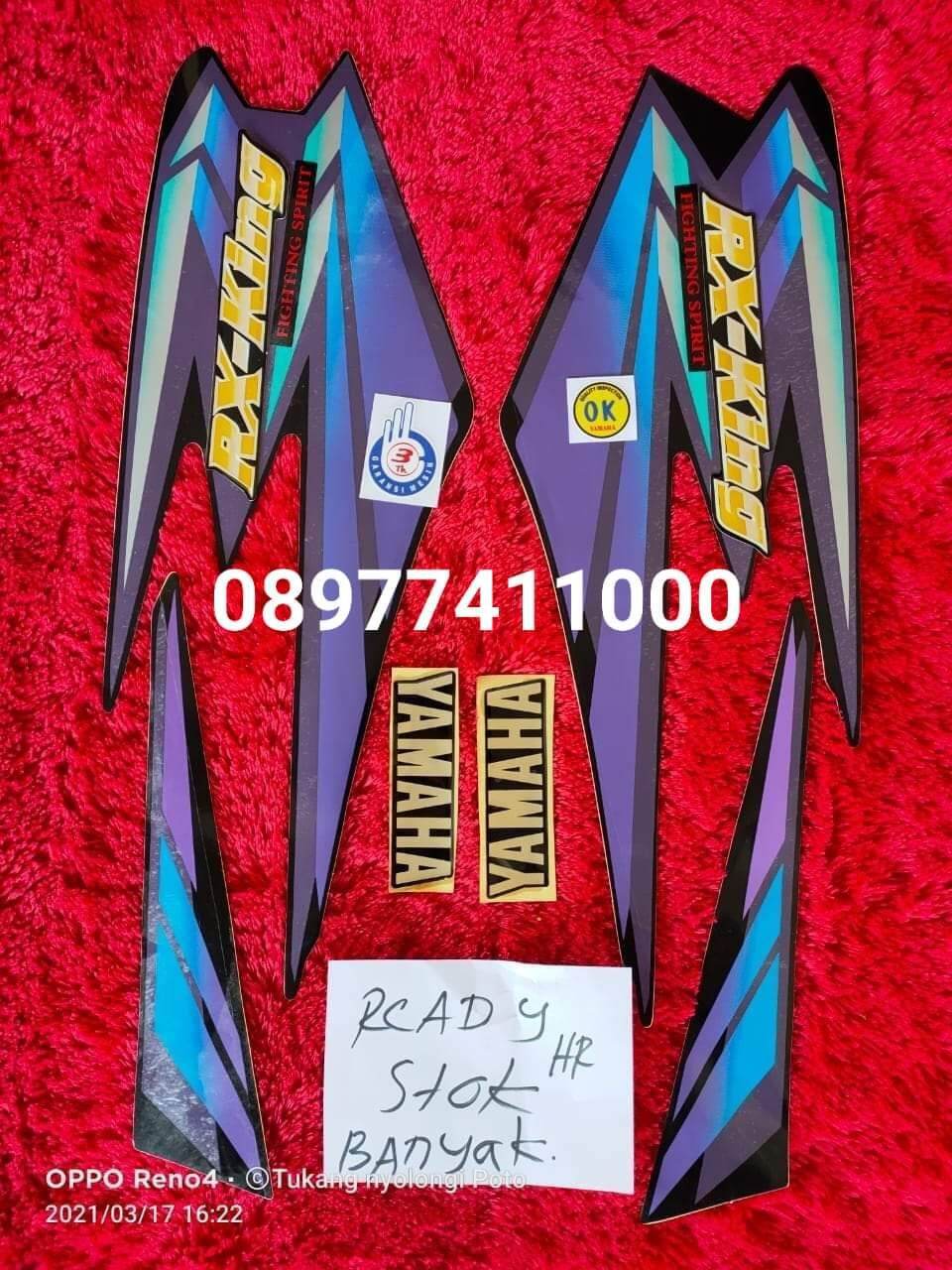 lis stiker striping rx king 2002 hitam lengkap seperti di gambar Lazada Indonesia