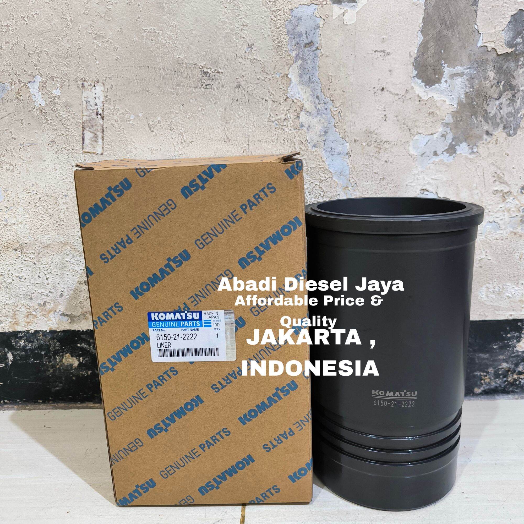 liner Boring D85SS-2 6D125 Komatsu 6150-21-2222 Harga 750,000 rupiah*Gratis Ongkir