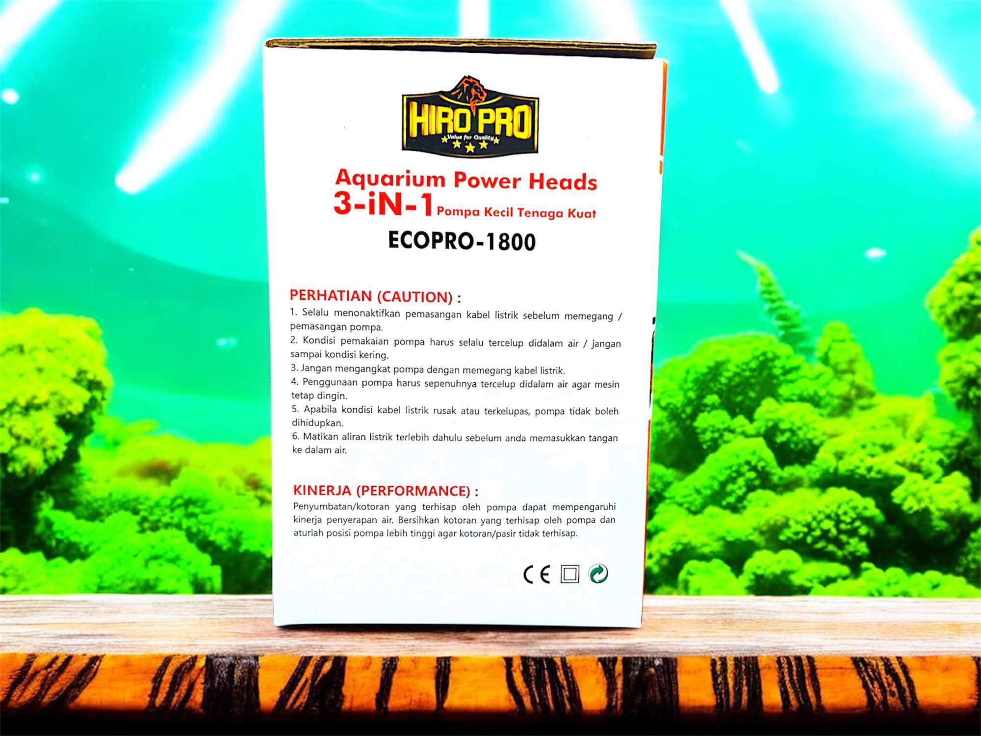 HIRO PRO ECO 1800 POMPA KOLAM AQUARIUM POWER HEAD