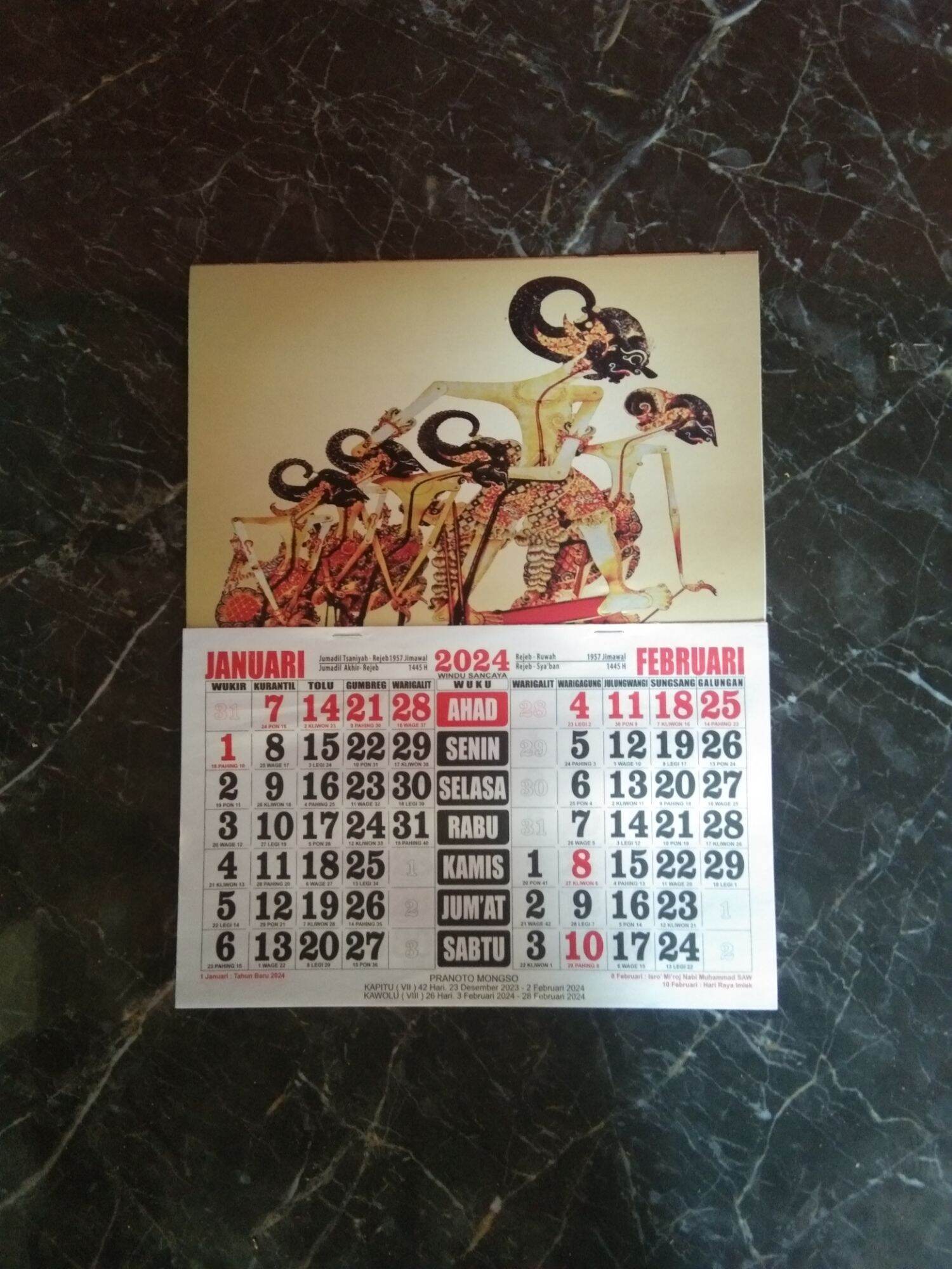 Kalender 2024 kalender weton wuku jawa | Lazada Indonesia