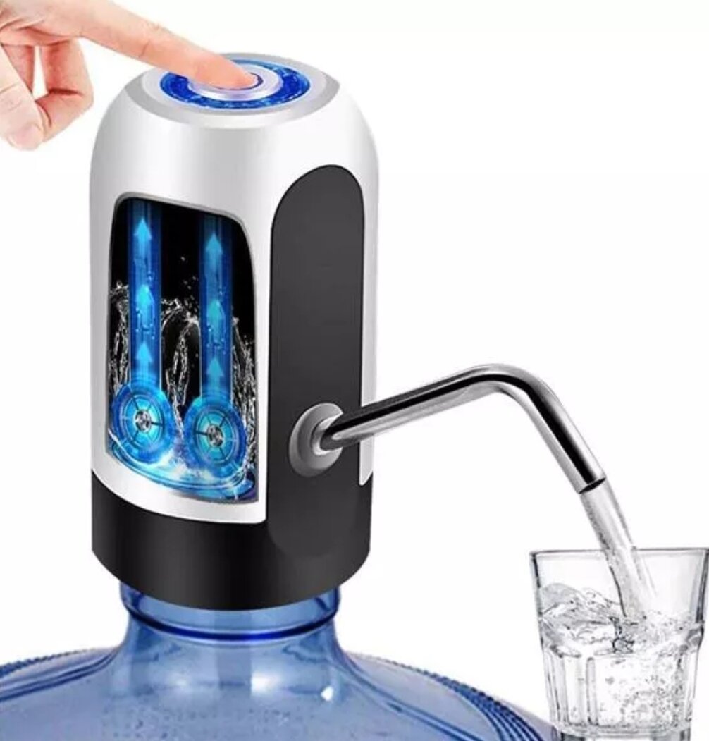POMPA GALON ELEKTRIK LED/DISPENSER AIR GALON Rechargable Electric Water Dispenser Air Elektrik BA...