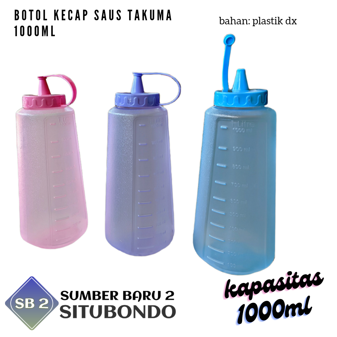 Jual Botol Kecap Plastik / Botol Saus/ Saos/ Mayones/ Minyak 300,500,1000ml  - 500ml - Jakarta Barat - Supermarket Onlinee