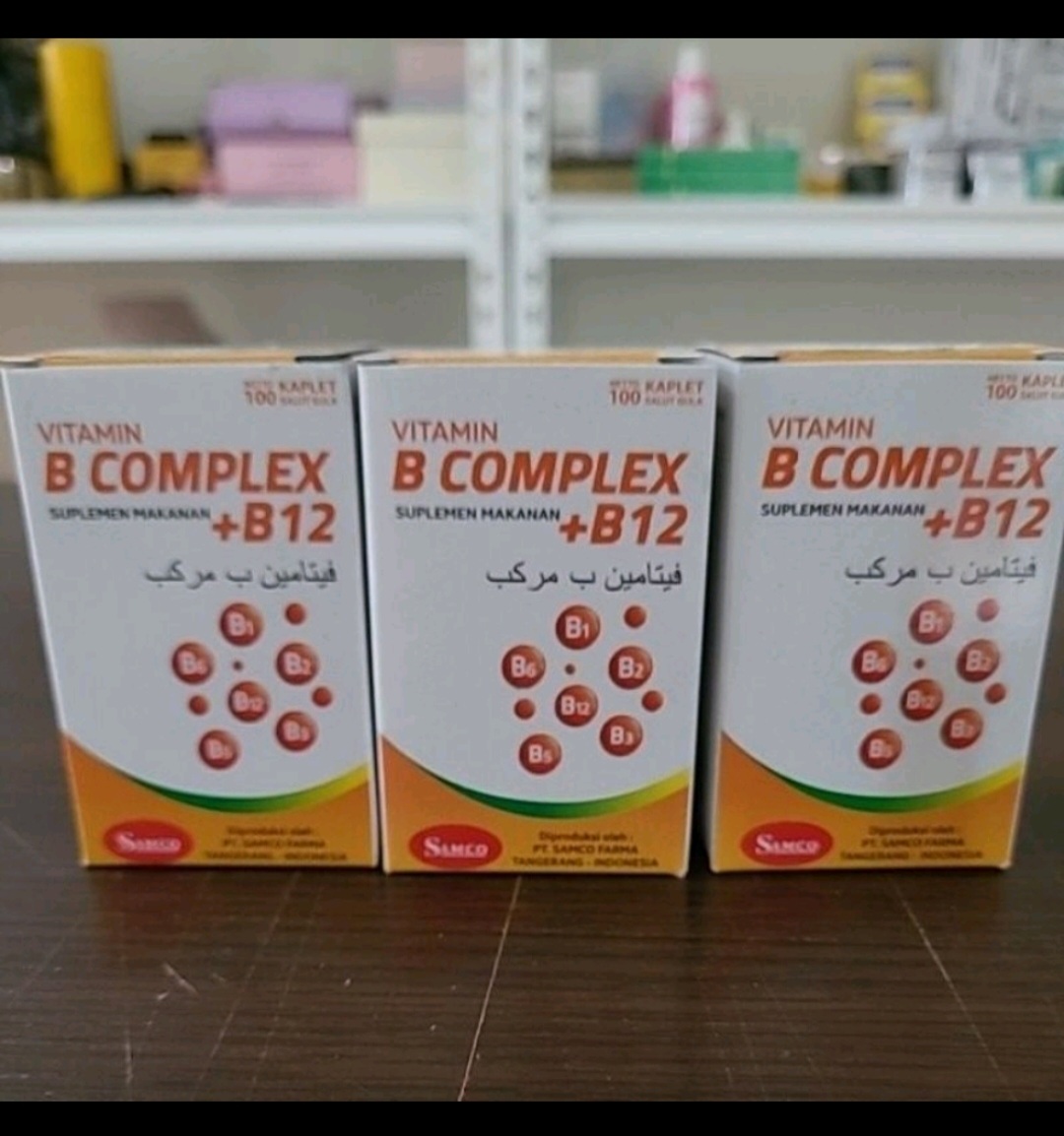 Vitamin B Complex B1 B2 B6 B12 Samco 100 Kaplet | Lazada Indonesia