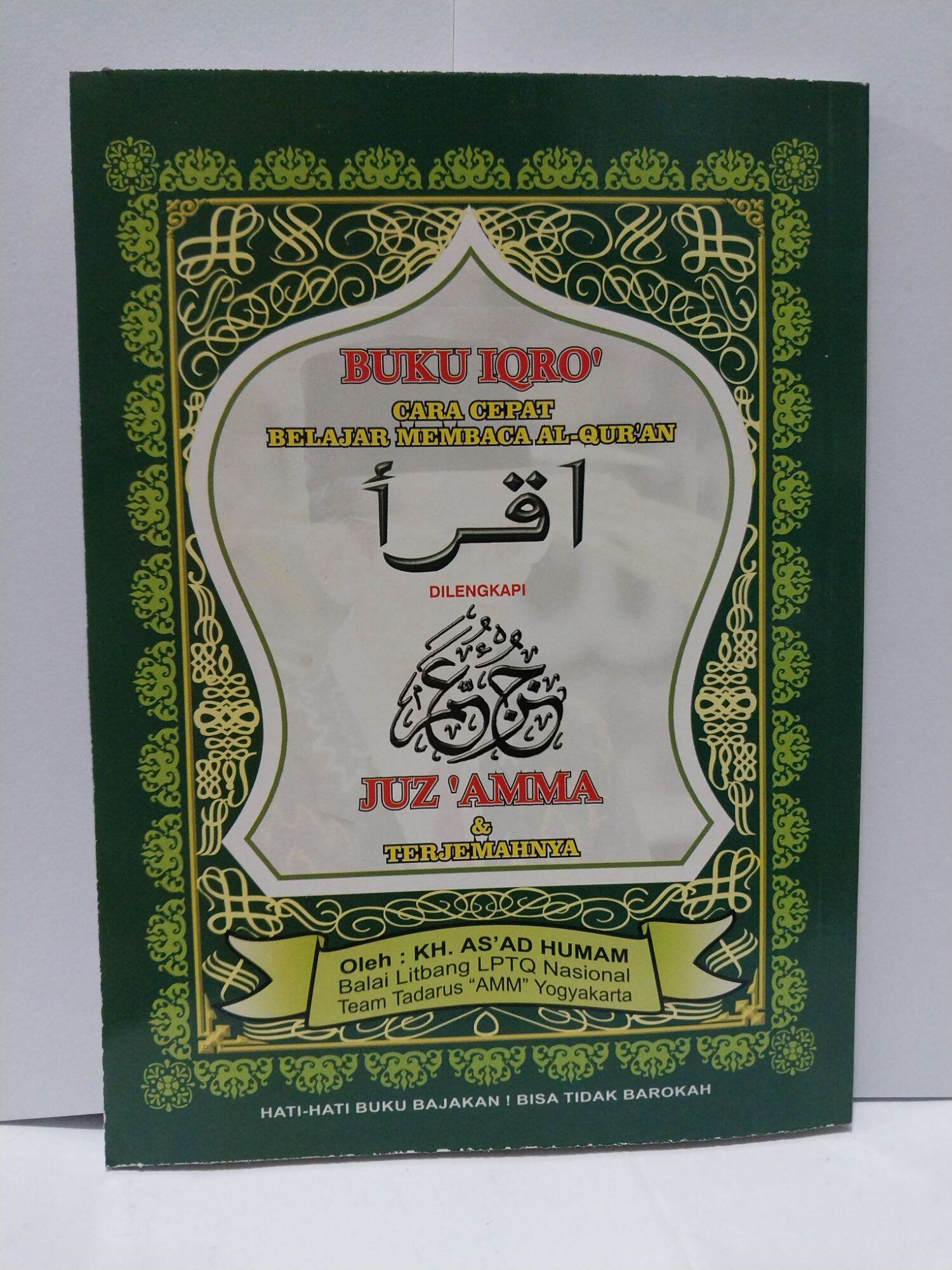 Buku Iqro Cara Cepat Belajar Membaca Alquran Dilengkapi Juz Amma Andterjemah Nya Cd Lazada Indonesia 2613