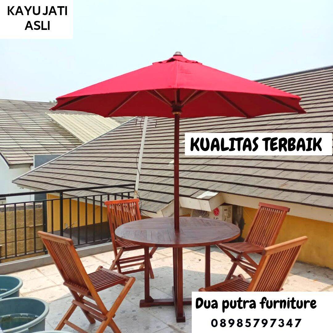 Payung Taman Kafe Meja Kursi Payung Outdoor Tenda Payung Vila Hotel