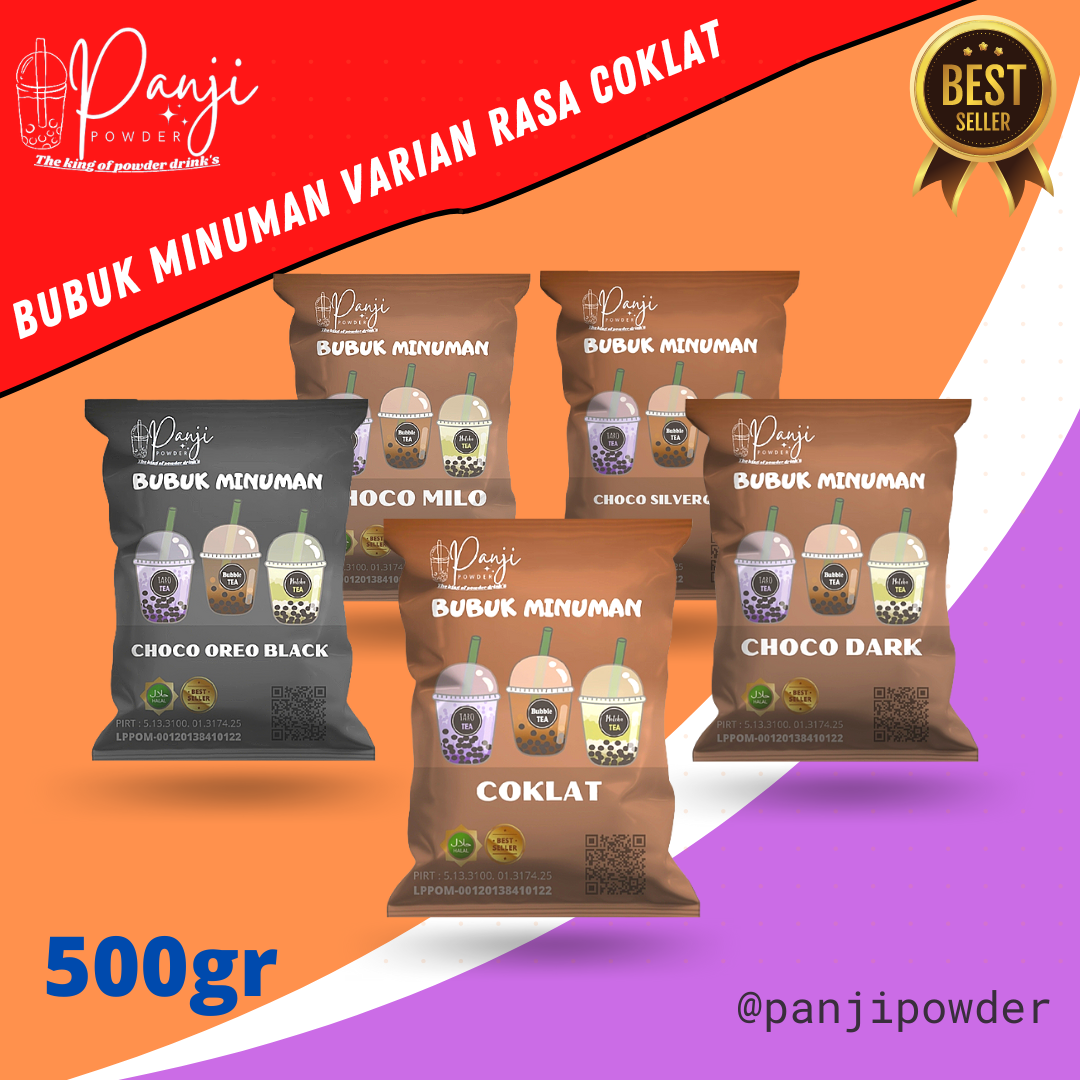 Bubuk Minuman Rasa Coklat 500gr Bubuk Minuman Kekinian Serbuk Minuman ...