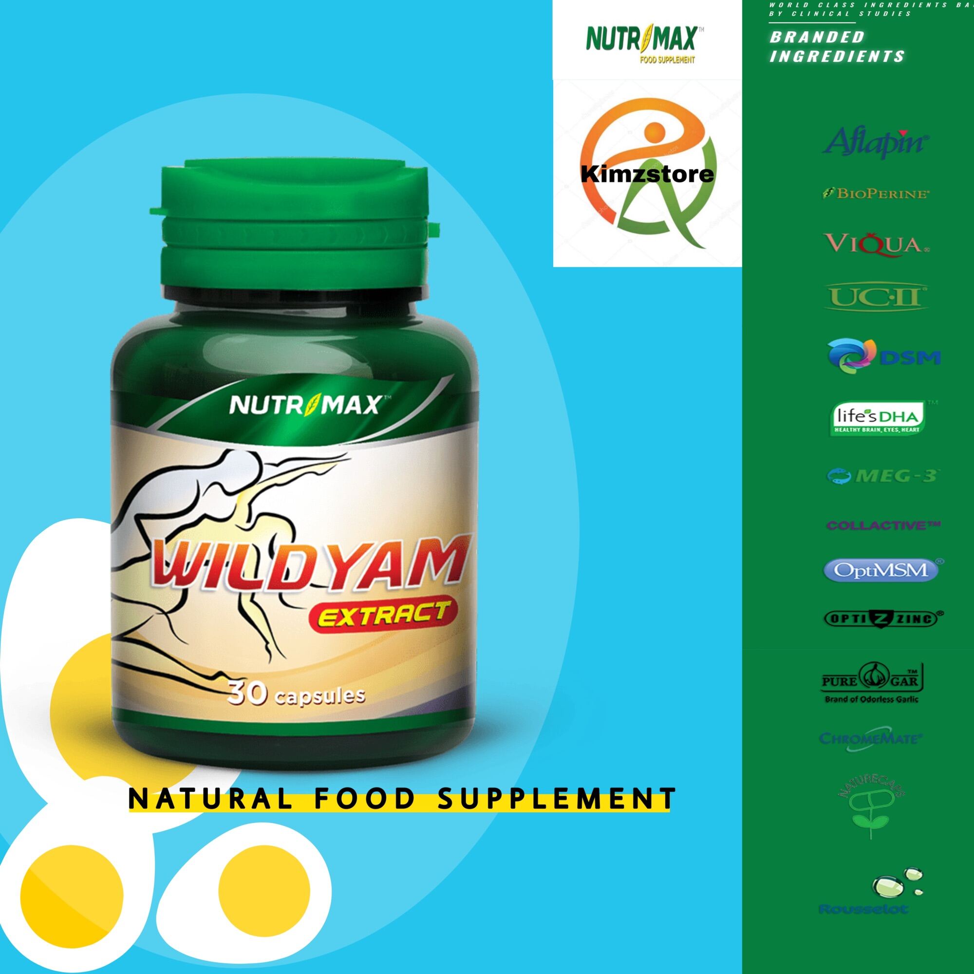 Nutrimax Wild Yam 30 Capsul / DHEA / Vitamin awet muda Lazada Indonesia