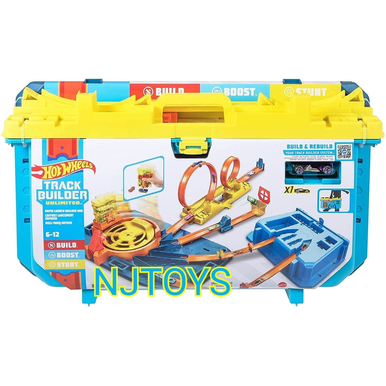 Hot Wheels Track Super Ultimate Garage mainan trek mobil balap