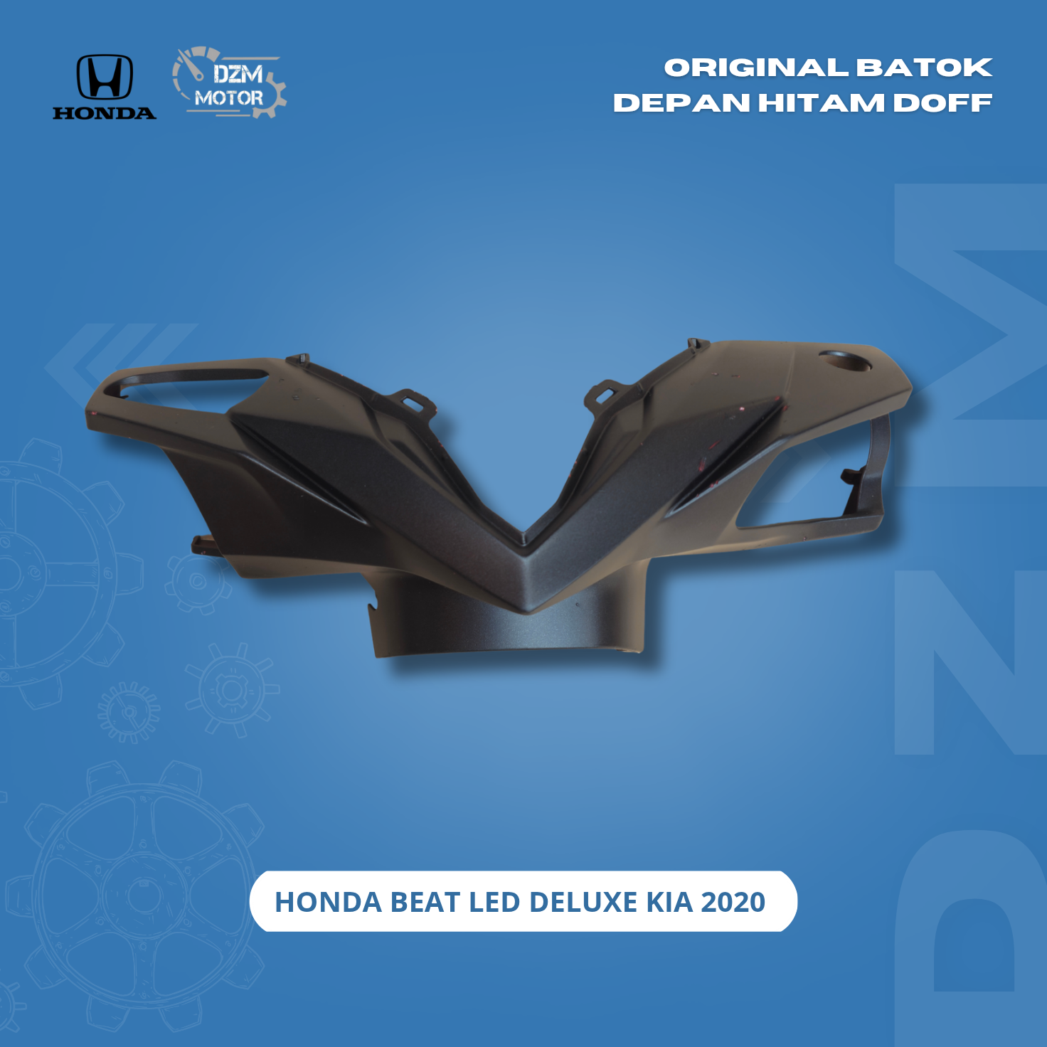 Original black front shell doff Honda Beat led Deluxe Kia 2020 Harga 65,000 rupiah*Gratis Ongkir