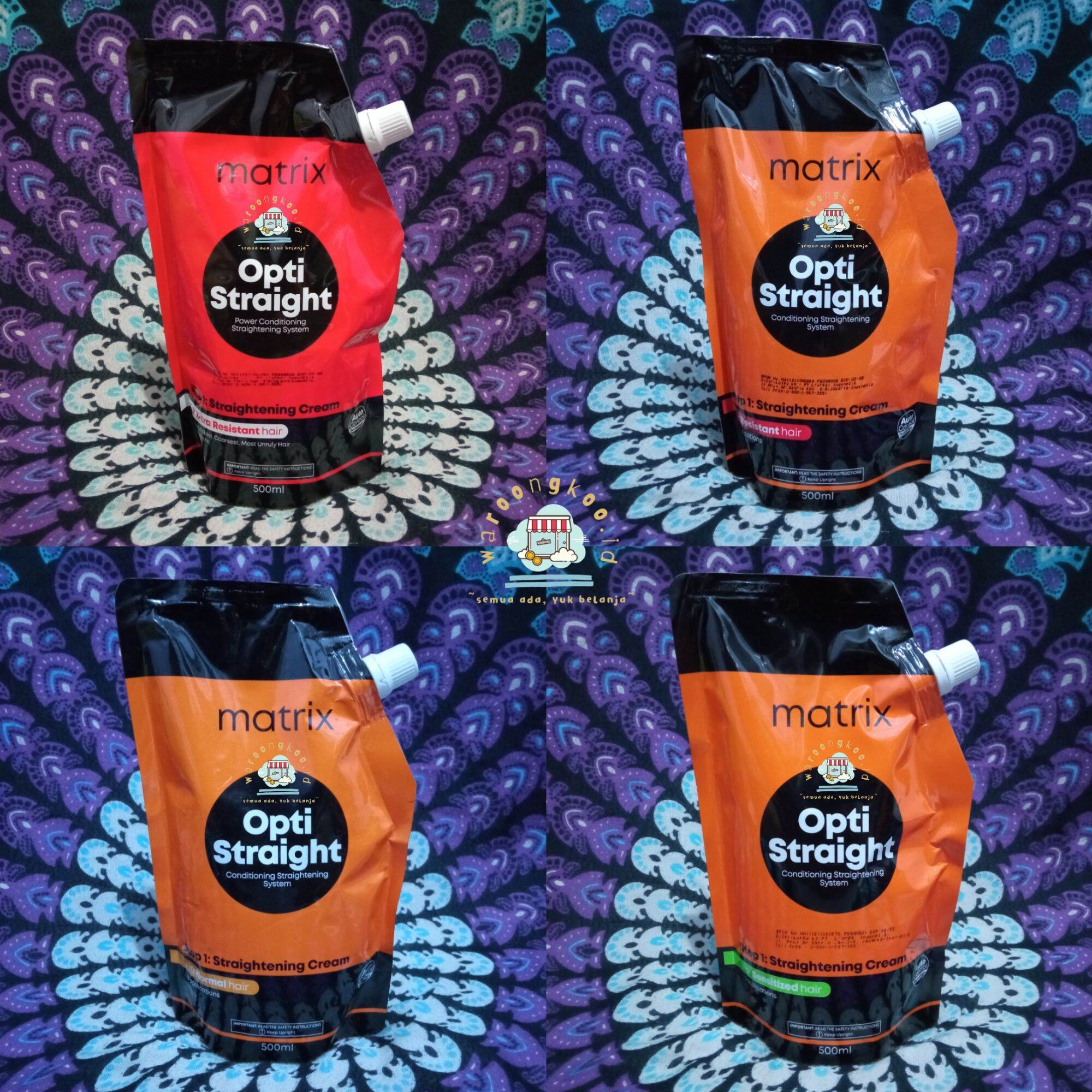 Matrix Optistraight Isi 500ml Satuan Terpisah Step 1 Step 2 Pelurus ...