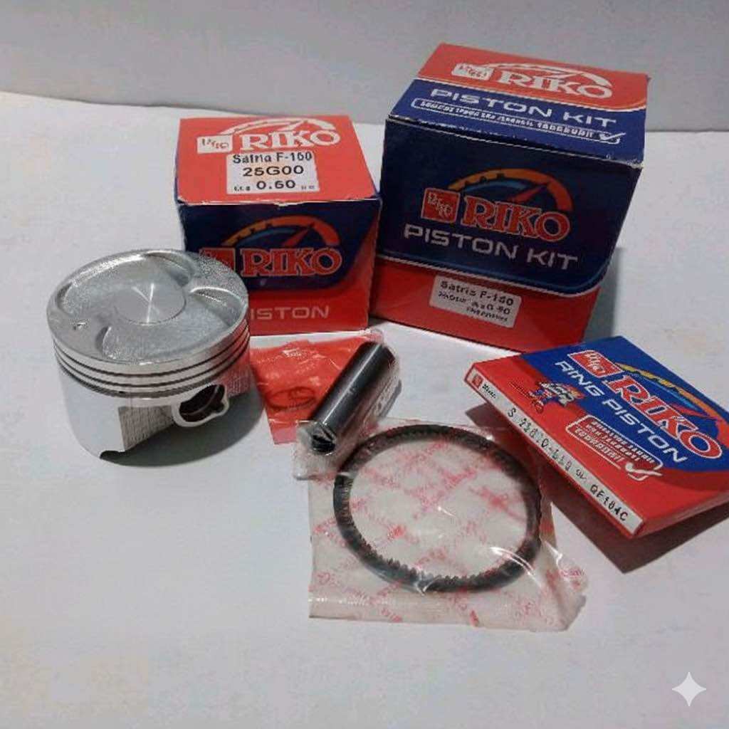 PISTON KIT SEHER SET SATRIA FU 150 KARBU RIKO Harga 140,000 rupiah*Gratis Ongkir