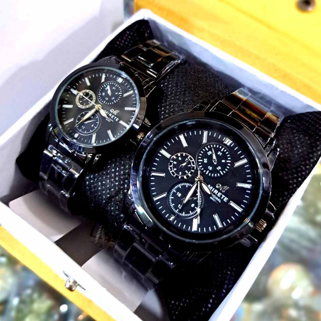 BISA SATUAN! JAM Tangan Pria Wanita Couple Terbaru Mirete Original Analog