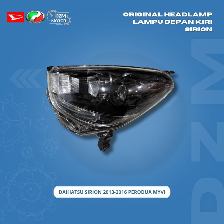 Original headlamp left front lamp Sirion 2013 2014 2015 2016 Perodua Myvi Harga 1,200,000 rupiah*Gratis Ongkir