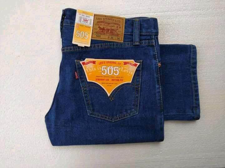 CELANA JEANS LEVIS 505 UKURAN LENGKAP 