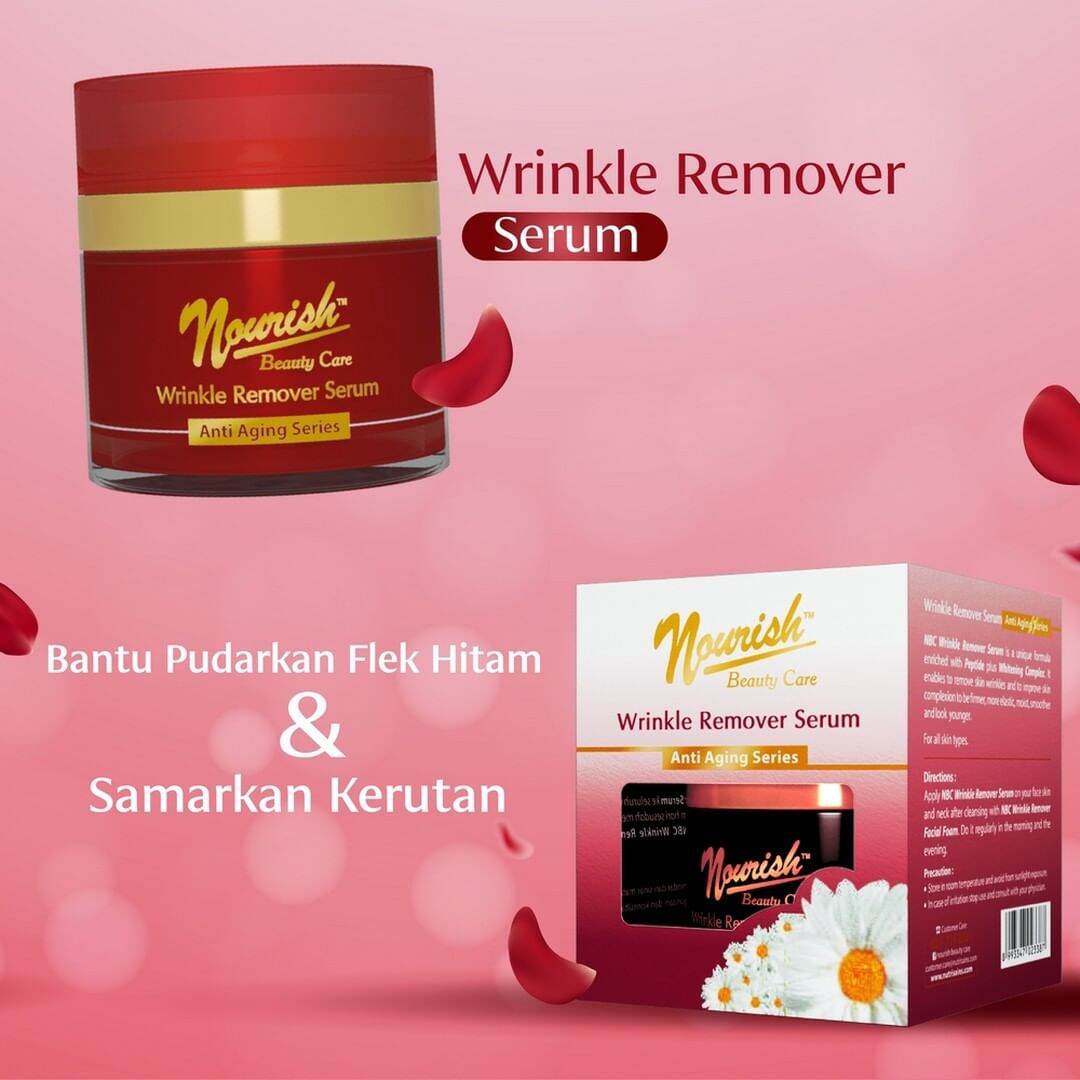 Nourish Beauty Care Wrinkle Remover Serum Facial Foam Lazada